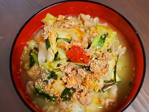 サッポロ一番塩ラーメン♪アレンジ第3段♪